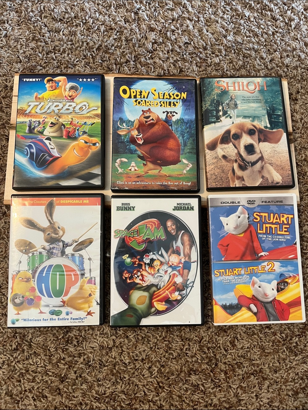 Kids DVDs Set of Six DVDs